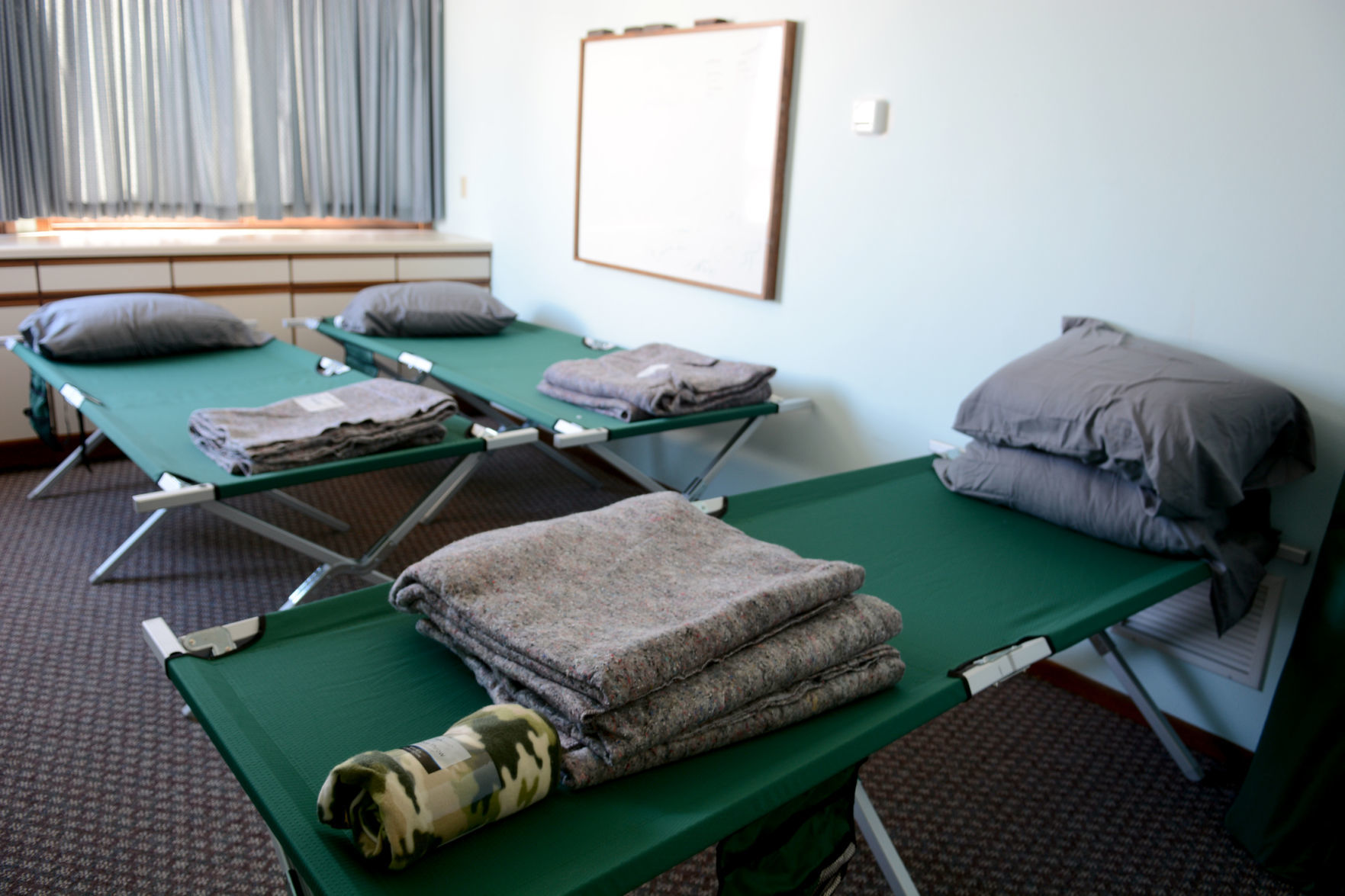 Shelter interior